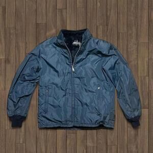 Vintage Fidelity Sherpa Lined Jacket with Storable Hood Made in USA Size M